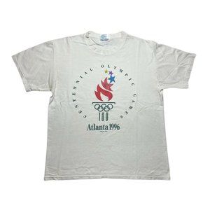 vintage 1996 Atlanta Summer Olympic Games 90’s Size Large Single Stitched